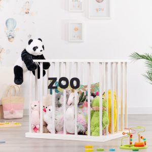 Cusca ZOO pentru plusuri, alb
