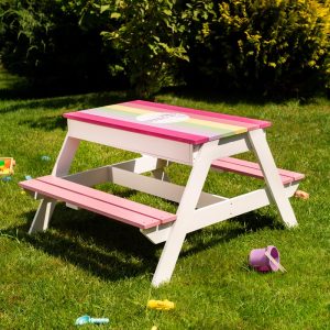 Masuta cu lada de nisip si desen animat, multicolor