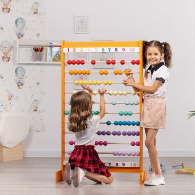 Numaratoare gigant de podea, portocaliu