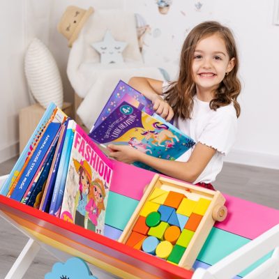 Suport pentru carti, curcubeu